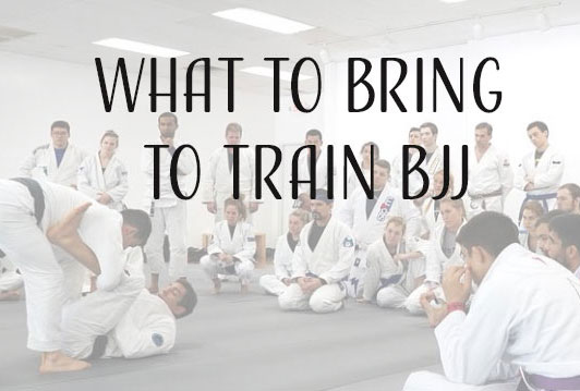 What to bring to train BJJ